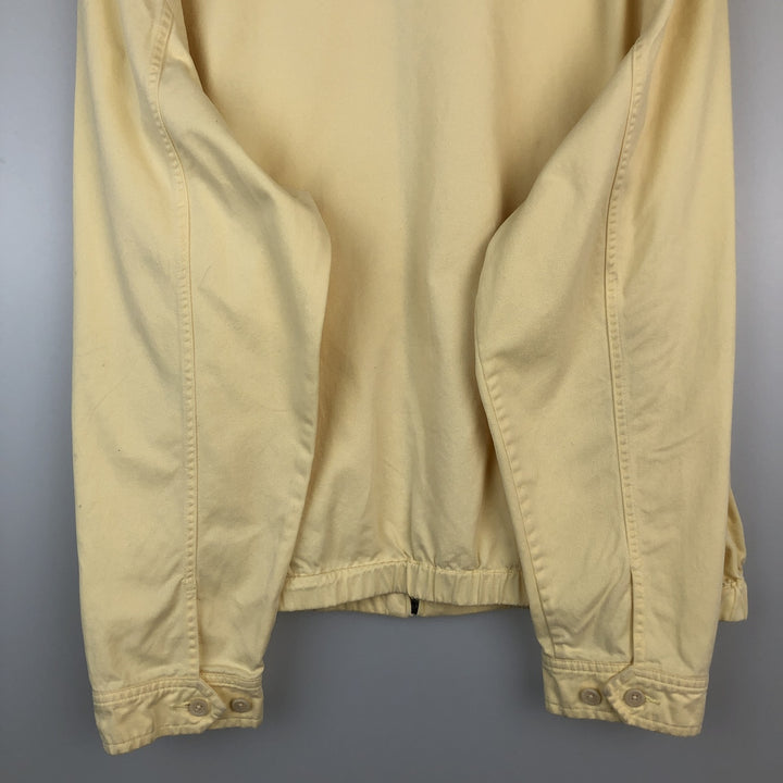 Ralph Lauren POLO by Ralph Lauren Swing Top Sports Jacket Men's XL cotton lemon yellow Vintage Second Hand