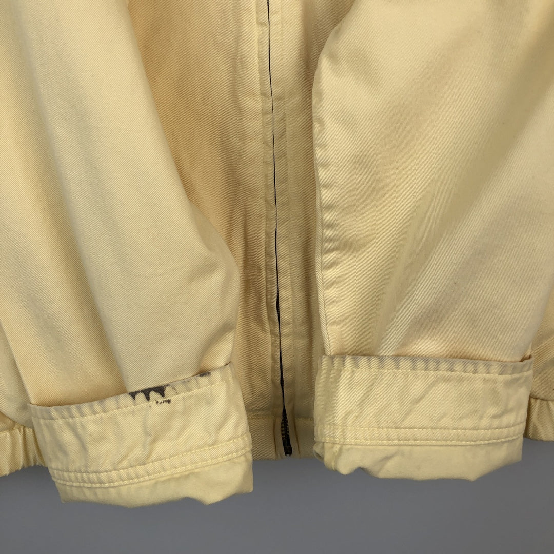 Ralph Lauren POLO by Ralph Lauren Swing Top Sports Jacket Men's XL cotton lemon yellow Vintage Second Hand