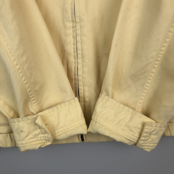 Ralph Lauren POLO by Ralph Lauren Swing Top Sports Jacket Men's XL cotton lemon yellow Vintage Second Hand
