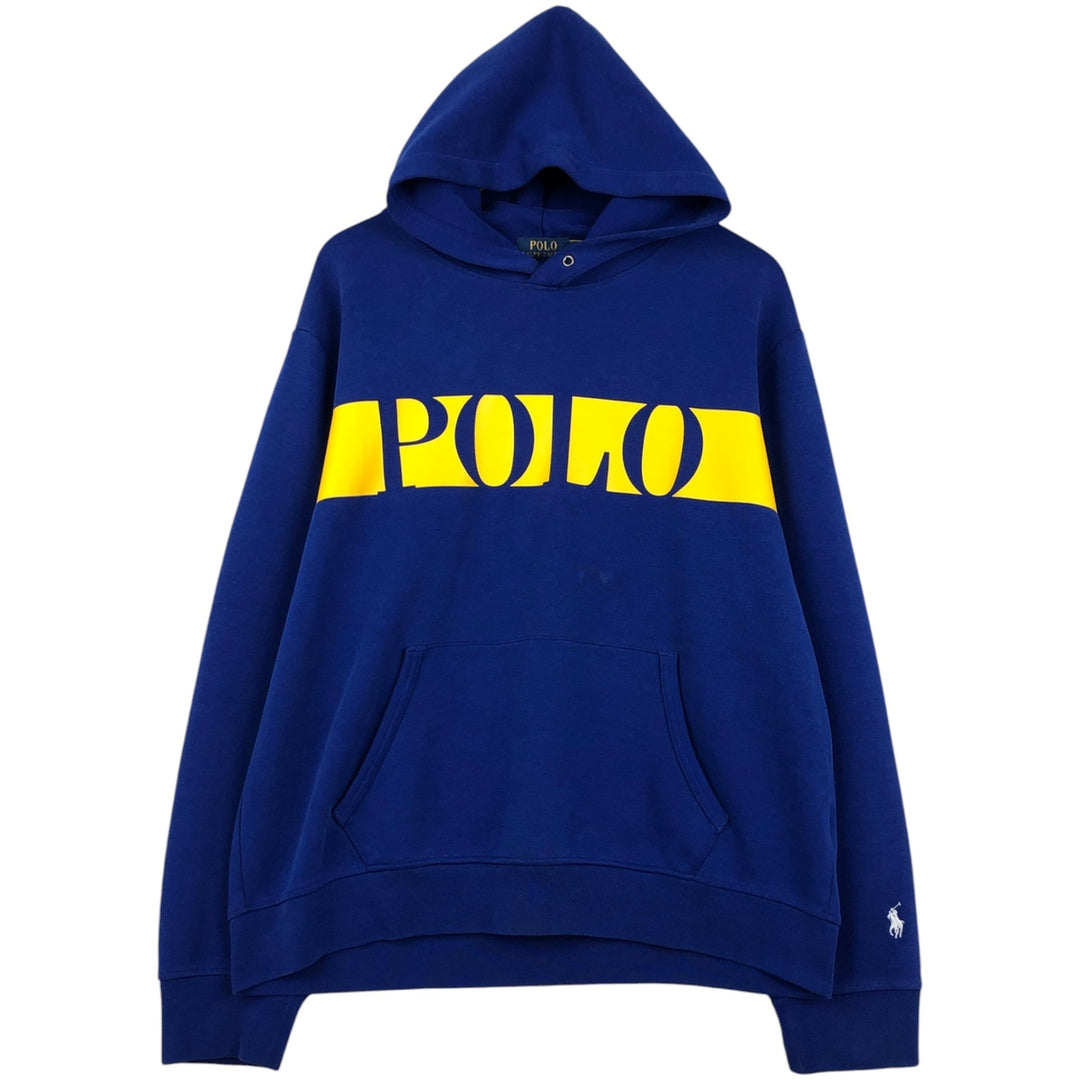 Ralph Lauren POLO RALPH LAUREN Sweatshirt Pullover Hoodie Men's XXL polyester blue type Vintage Second Hand