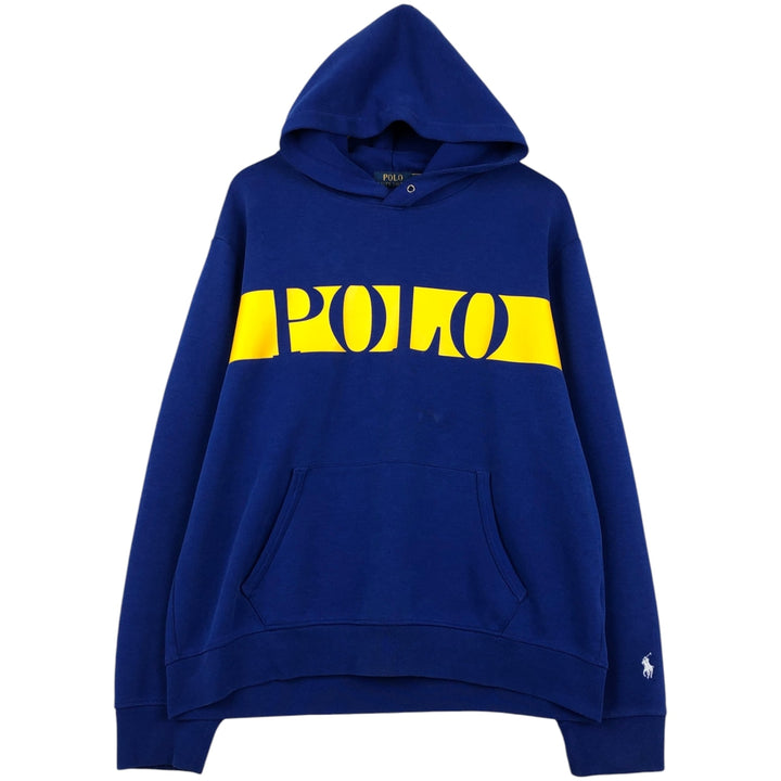 Ralph Lauren POLO RALPH LAUREN Sweatshirt Pullover Hoodie Men's XXL polyester blue type Vintage Second Hand