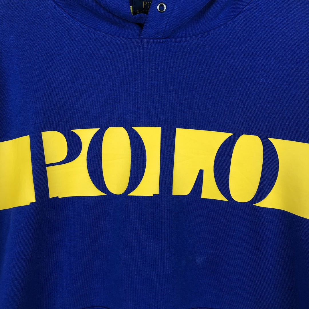 Ralph Lauren POLO RALPH LAUREN Sweatshirt Pullover Hoodie Men's XXL polyester blue type Vintage Second Hand