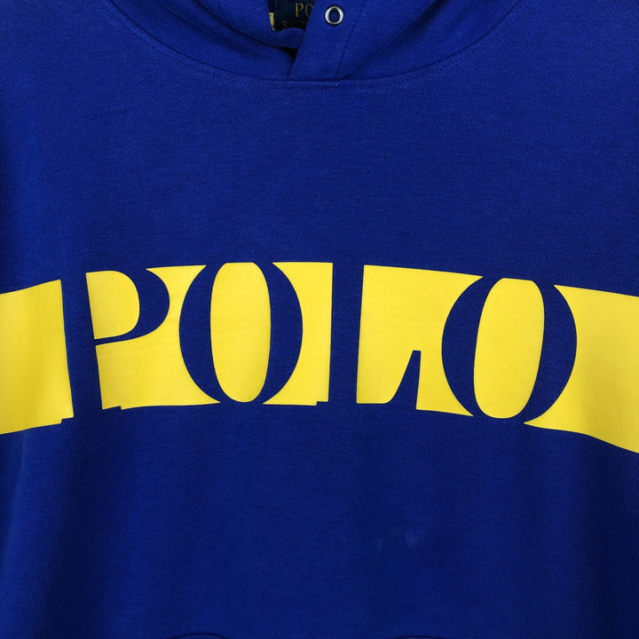 Ralph Lauren POLO RALPH LAUREN Sweatshirt Pullover Hoodie Men's XXL polyester blue type Vintage Second Hand