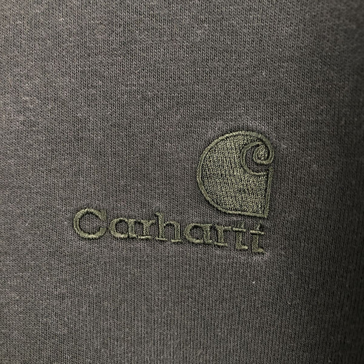 Carhartt Sweat Pullover Hoodie Men's Size L cotton green type Vintage Second Hand