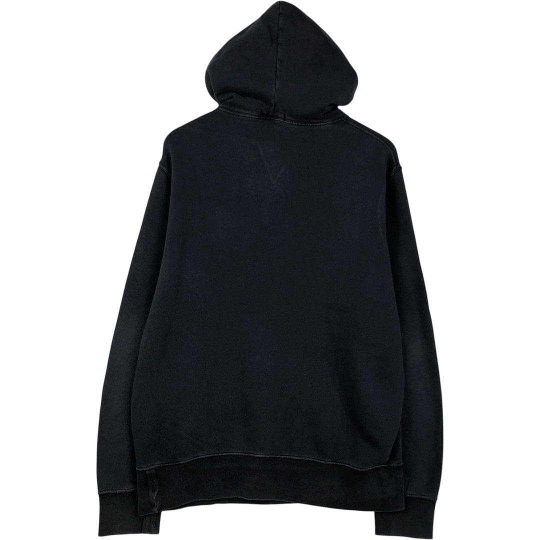 Ralph Lauren POLO RALPH LAUREN sweatshirt pullover hoodie, men's size L cotton black type Vintage Second Hand