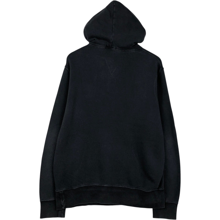 Ralph Lauren POLO RALPH LAUREN sweatshirt pullover hoodie, men's size L cotton black type Vintage Second Hand