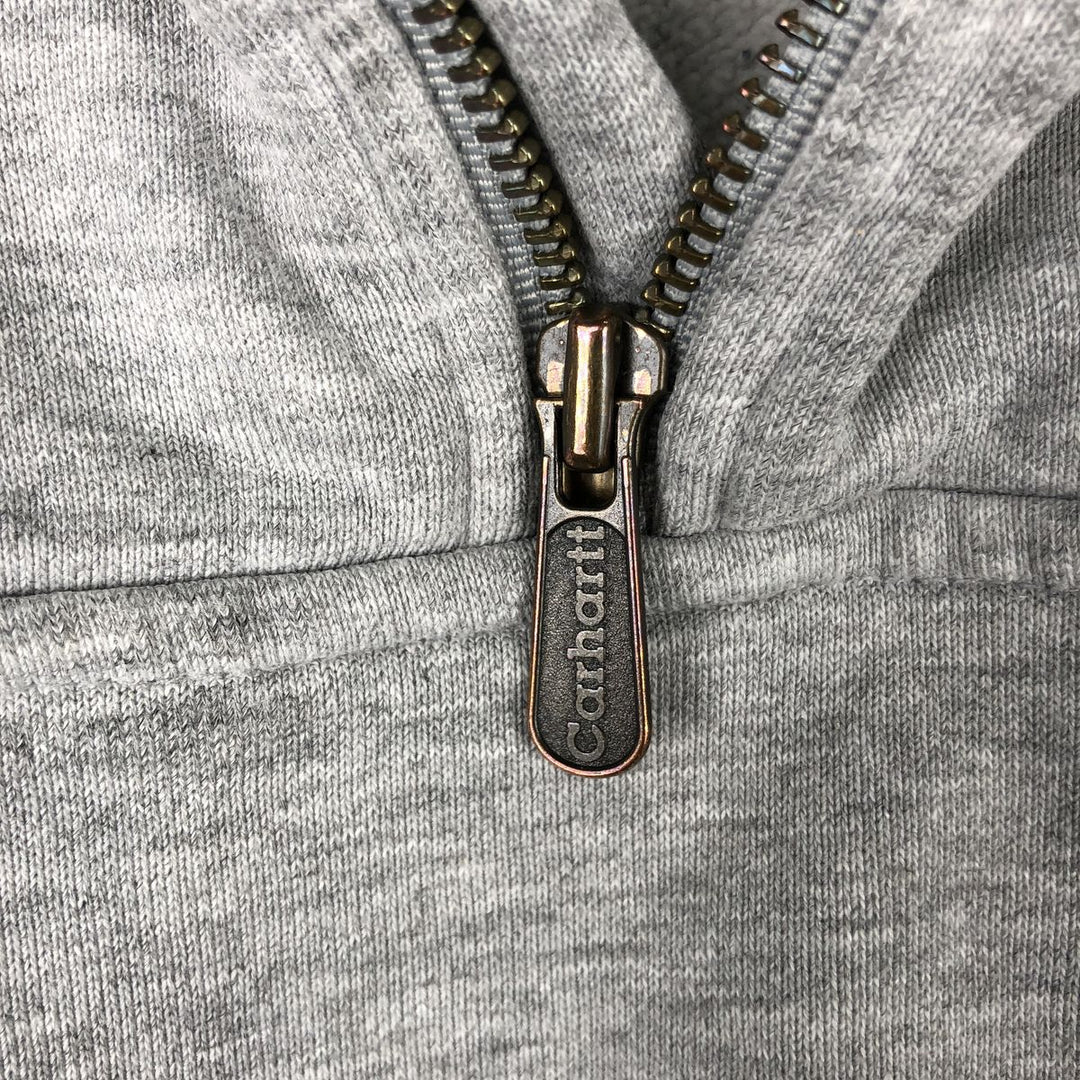 2000'S Carhartt ORIGINAL FIT Sweat Half-Zip Hoodie, Men's Size XL (approx.) cotton gray type Vintage Second Hand