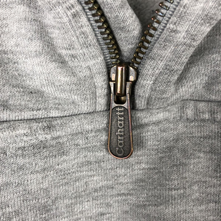 2000'S Carhartt ORIGINAL FIT Sweat Half-Zip Hoodie, Men's Size XL (approx.) cotton gray type Vintage Second Hand