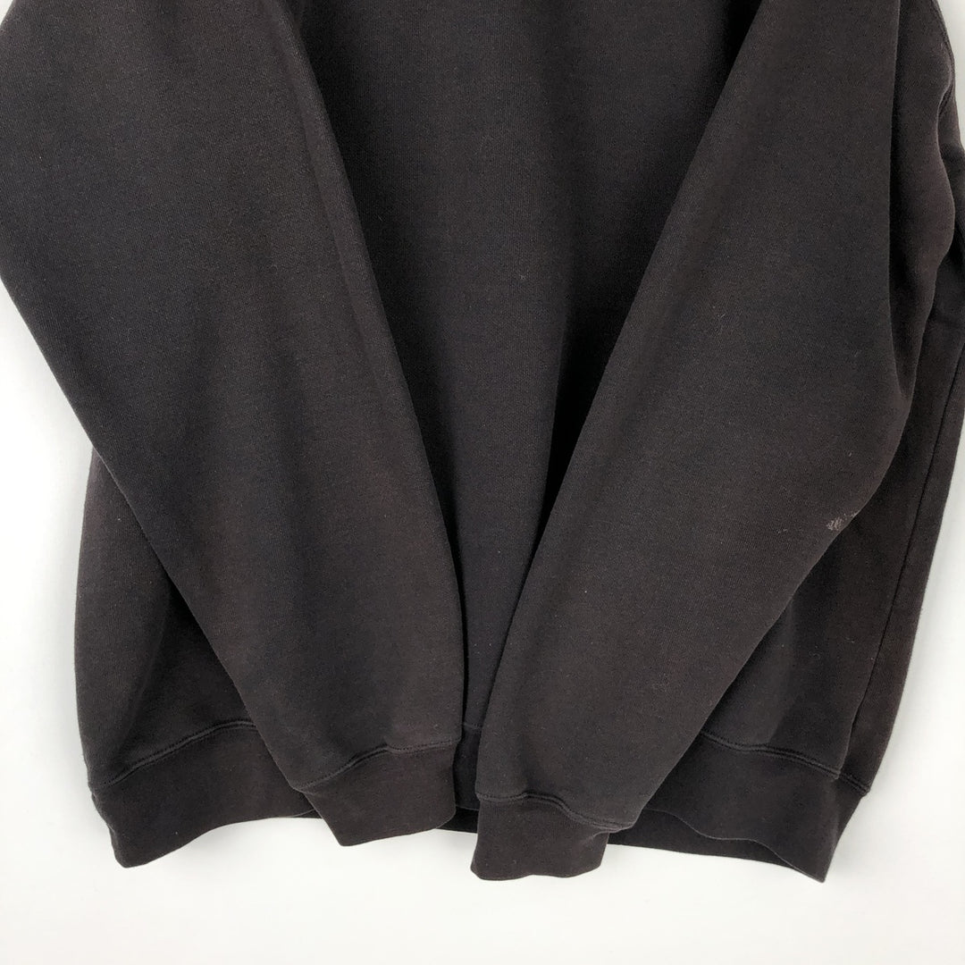 Carhartt Sweat Pullover Hoodie Men's Size L cotton dark chocolate Vintage Second Hand