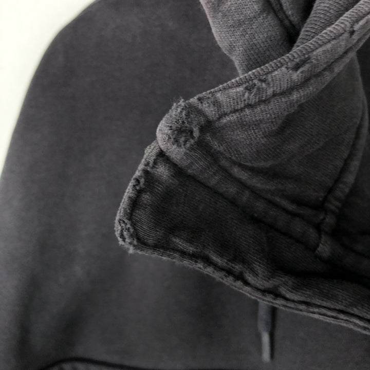 Carhartt Sweat Half Zip Hoodie Men's L size cotton Charcoal Vintage Second Hand