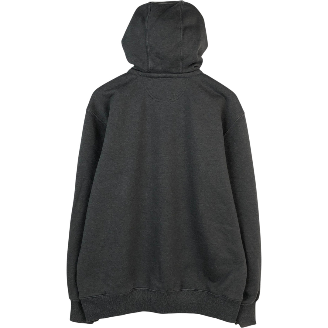 Carhartt Loose Fit Half-Zip Hoodie, Men's Size L cotton gray type Vintage Second Hand