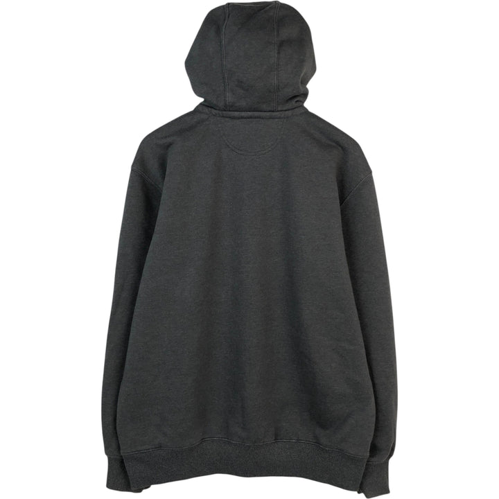 Carhartt Loose Fit Half-Zip Hoodie, Men's Size L cotton gray type Vintage Second Hand