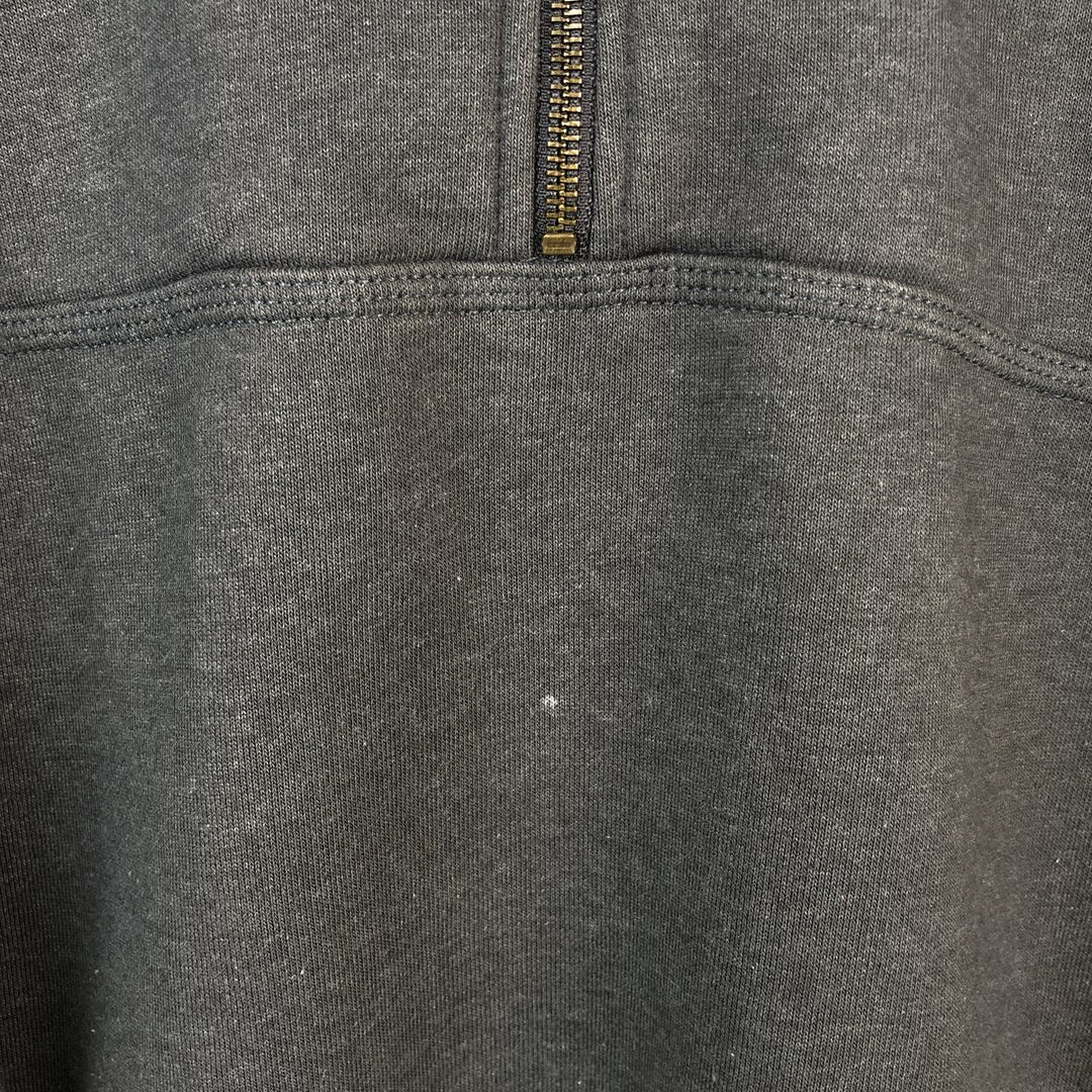 Carhartt Loose Fit Half-Zip Hoodie, Men's Size L cotton gray type Vintage Second Hand