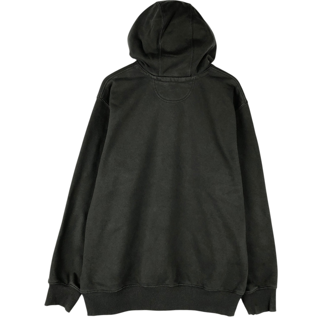 Carhartt Loose Fit Sweat Pullover Hoodie, Men's L size cotton Khaki type Vintage Second Hand