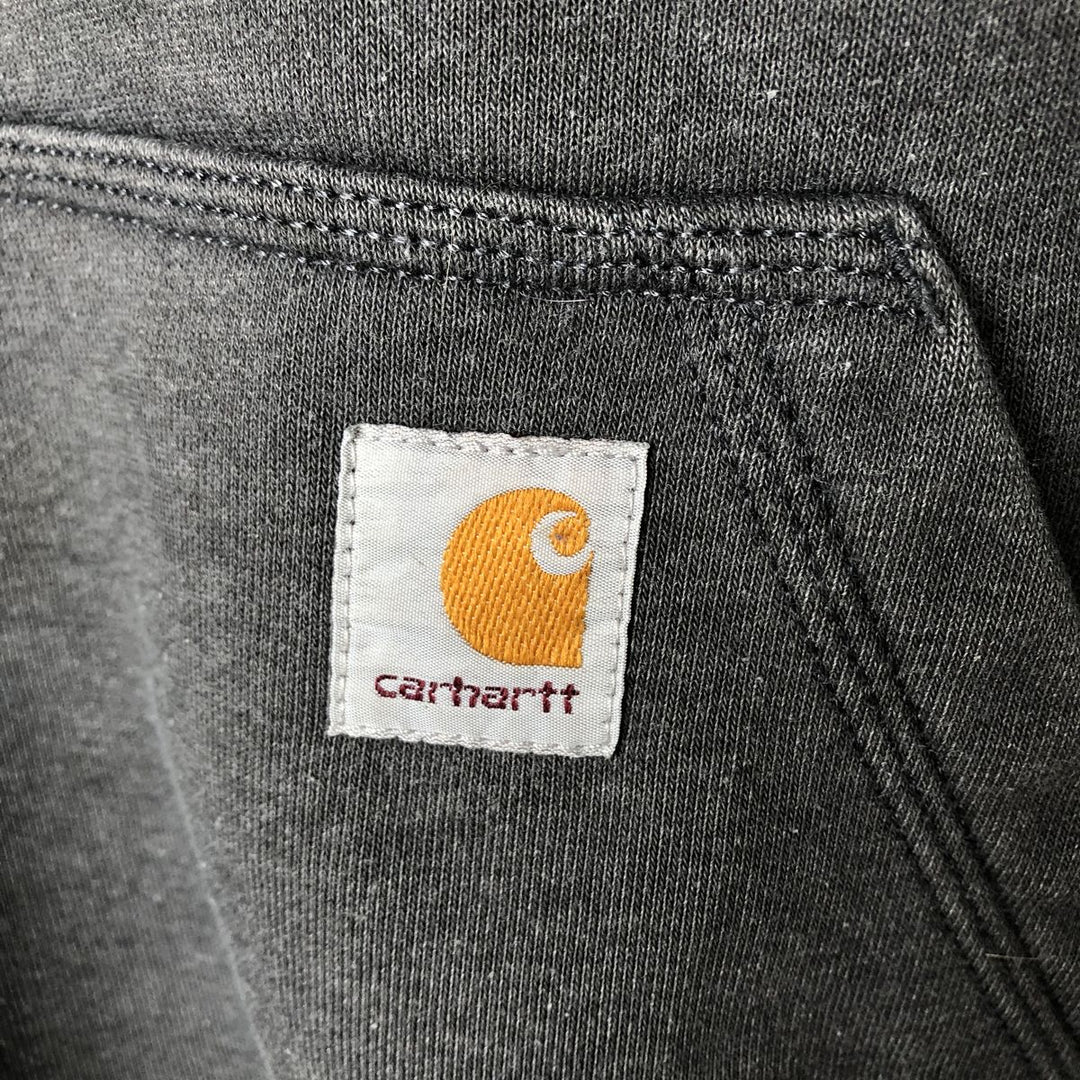 Carhartt ORIGINAL FIT sweatshirt pullover hoodie, men's XL size cotton gray type Vintage Second Hand