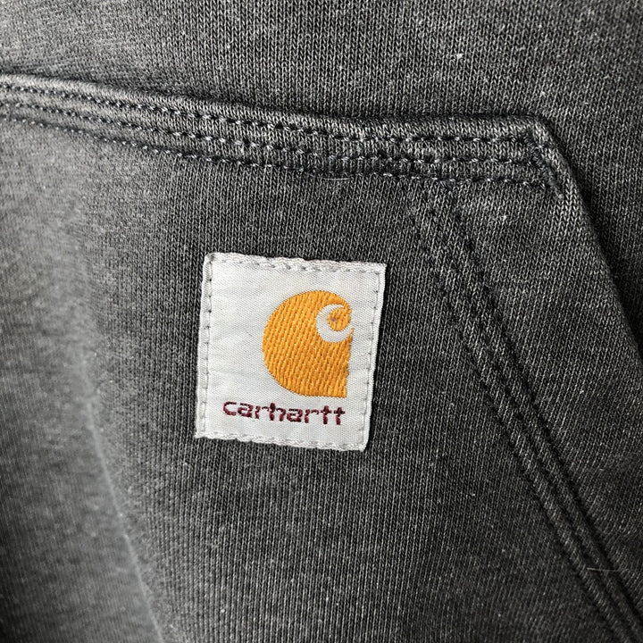 Carhartt ORIGINAL FIT sweatshirt pullover hoodie, men's XL size cotton gray type Vintage Second Hand
