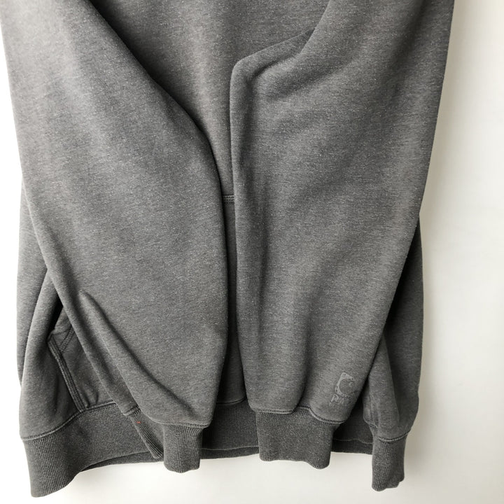 Carhartt ORIGINAL FIT sweatshirt pullover hoodie, men's XL size cotton gray type Vintage Second Hand
