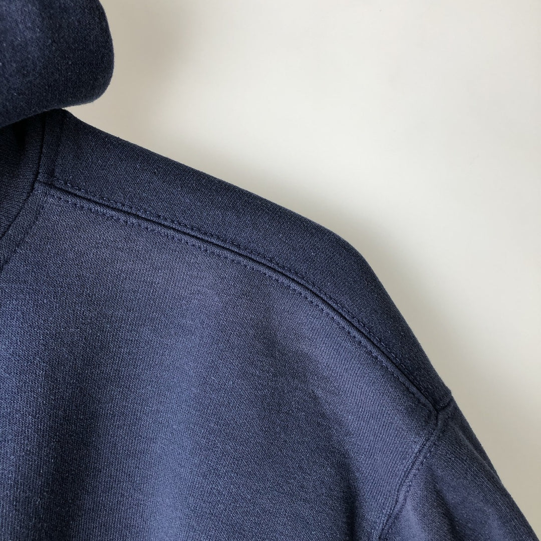 Carhartt Sweat Pullover Hoodie Men's Size L cotton Navy blue Vintage Second Hand