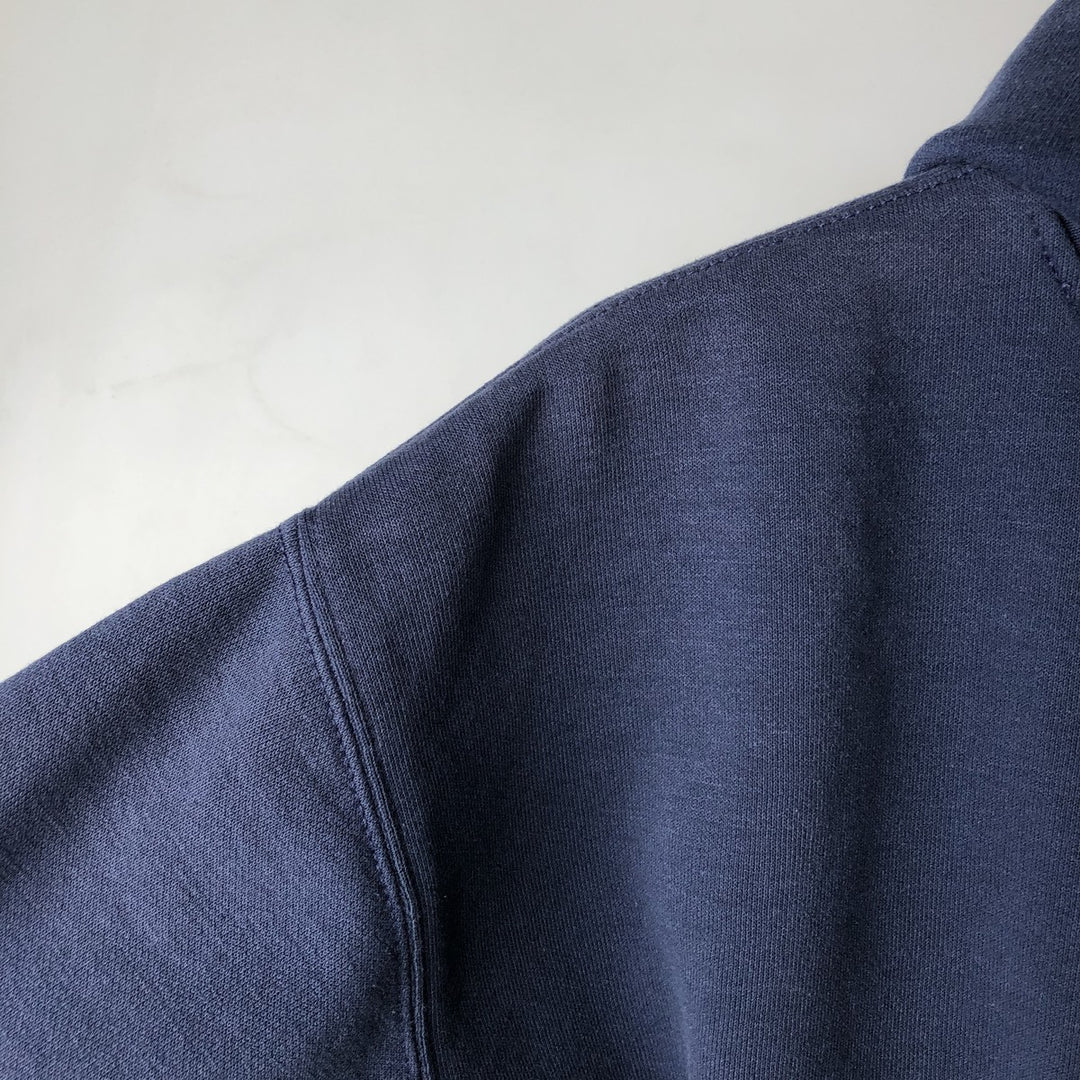 Carhartt Sweat Pullover Hoodie Men's Size L cotton Navy blue Vintage Second Hand