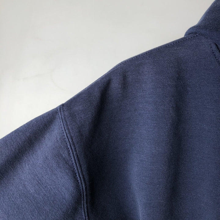 Carhartt Sweat Pullover Hoodie Men's Size L cotton Navy blue Vintage Second Hand