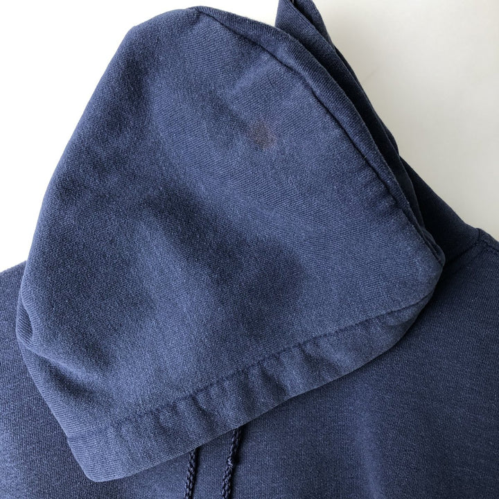 Carhartt Sweat Pullover Hoodie Men's Size L cotton Navy blue Vintage Second Hand