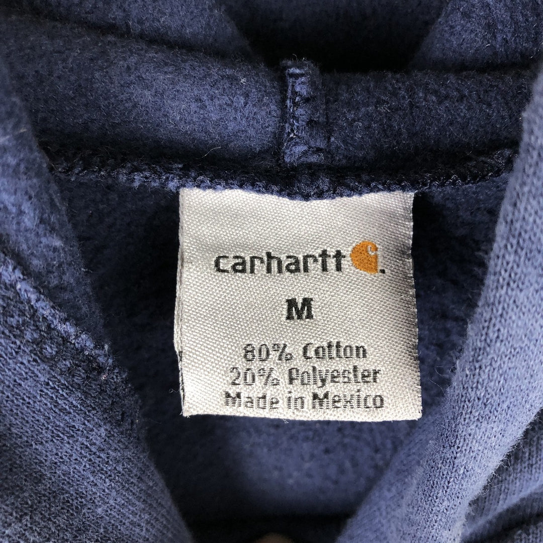 Carhartt Sweat Pullover Hoodie Men's Size L cotton navy blue type Vintage Second Hand