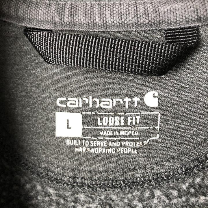 Carhartt Loose Fit Sweat Pullover Hoodie, Men's L size unclear gray type Vintage Second Hand