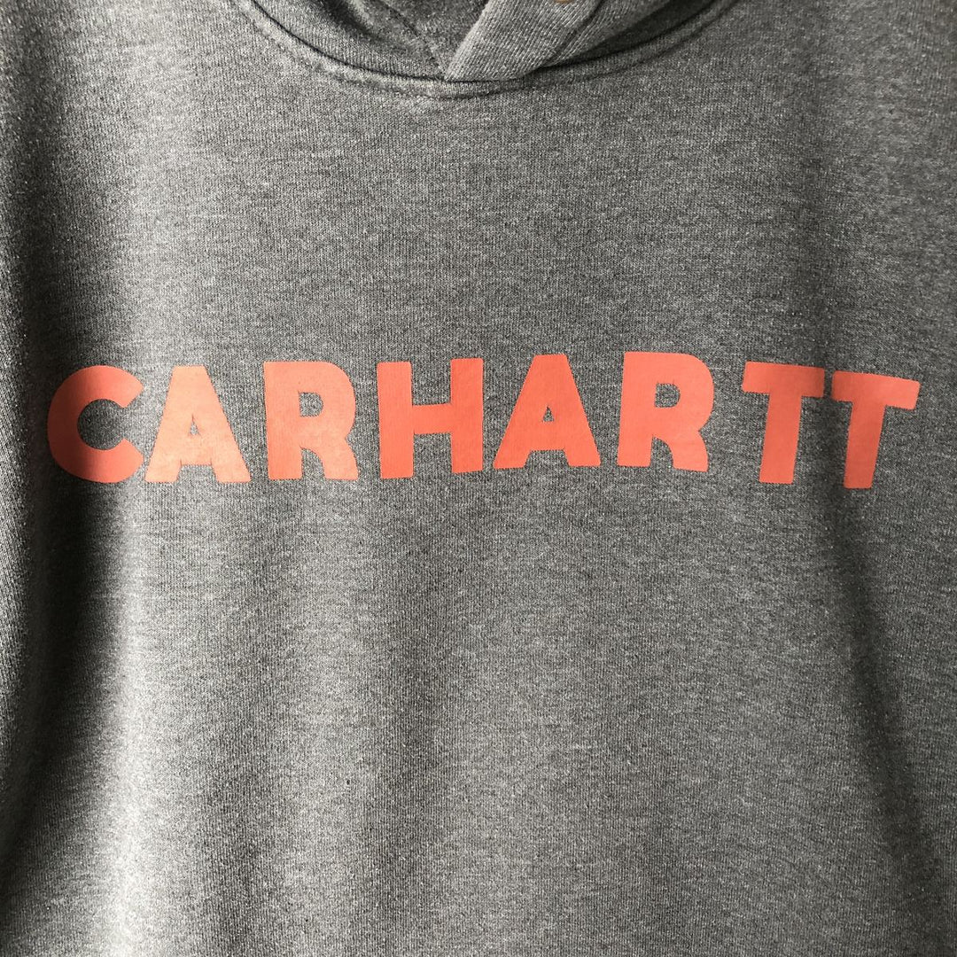 Carhartt Loose Fit Sweat Pullover Hoodie, Men's L size unclear gray type Vintage Second Hand