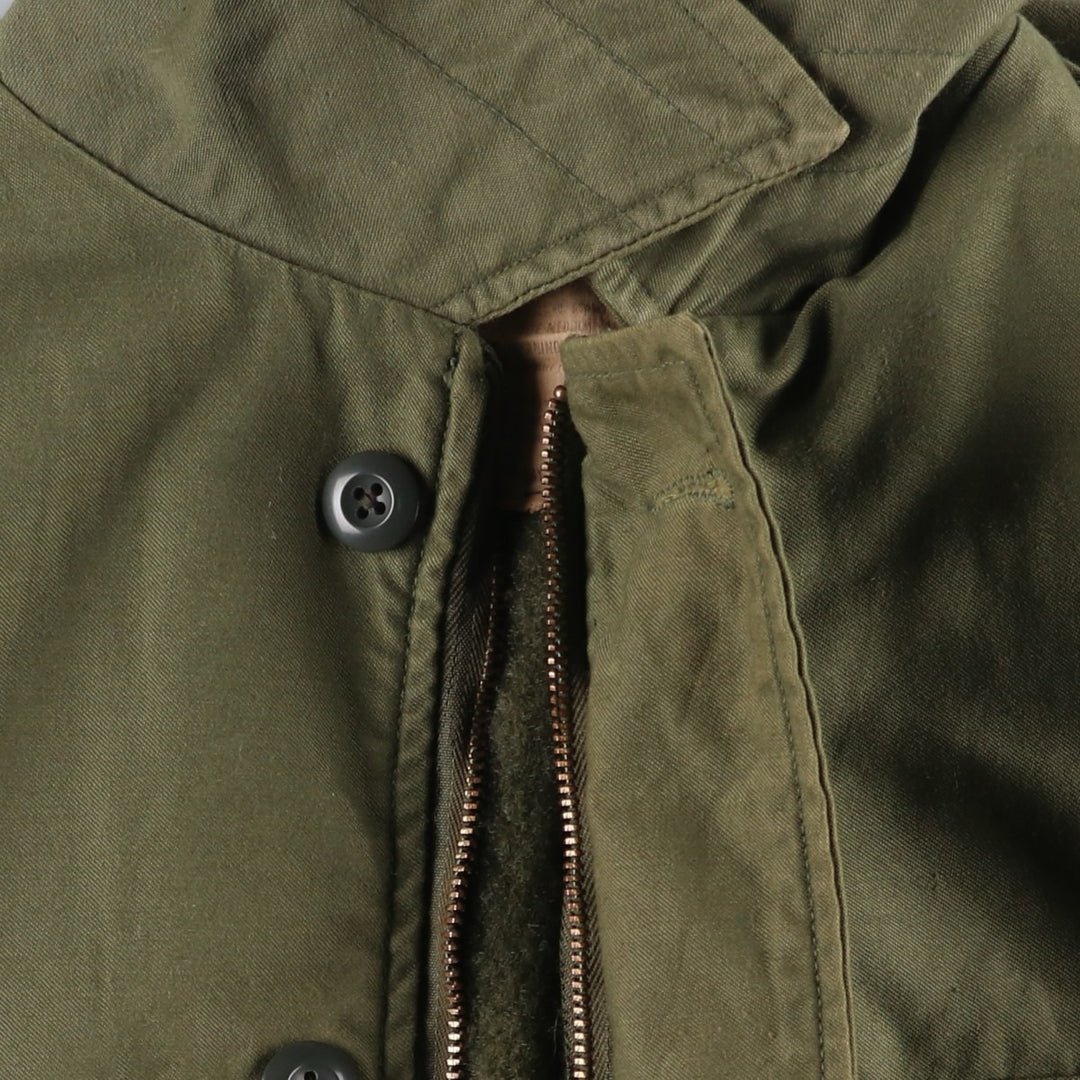 Special Price: Authentic 1970'S US Military A-2 Deck Jacket, Made in USA, Men's Medium (Size 38-40), Vintage unclear Khaki type Vintage Second Hand