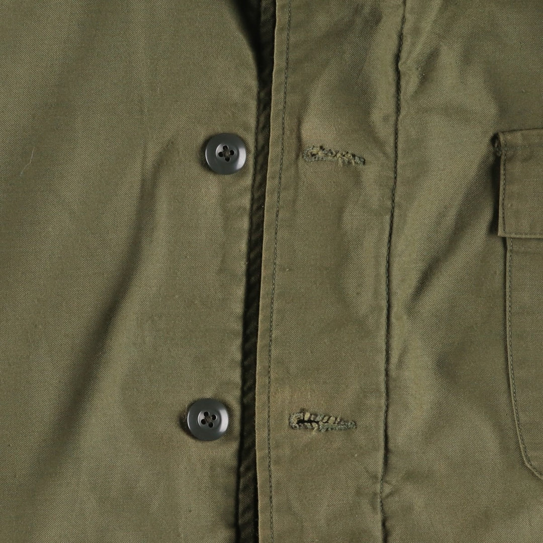 Special Price: Authentic 1970'S US Military A-2 Deck Jacket, Made in USA, Men's Medium (Size 38-40), Vintage unclear Khaki type Vintage Second Hand