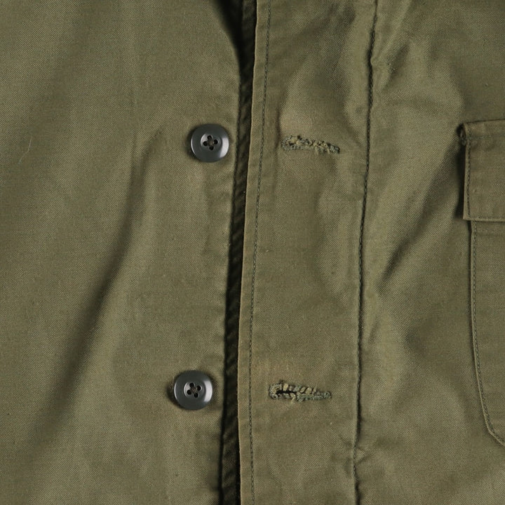 Special Price: Authentic 1970'S US Military A-2 Deck Jacket, Made in USA, Men's Medium (Size 38-40), Vintage unclear Khaki type Vintage Second Hand