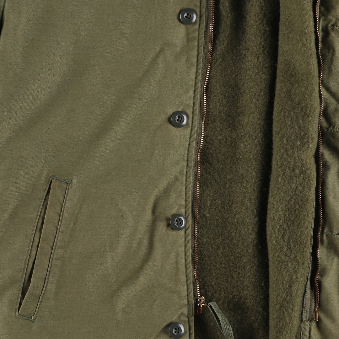 Special Price: Authentic 1970'S US Military A-2 Deck Jacket, Made in USA, Men's Medium (Size 38-40), Vintage unclear Khaki type Vintage Second Hand