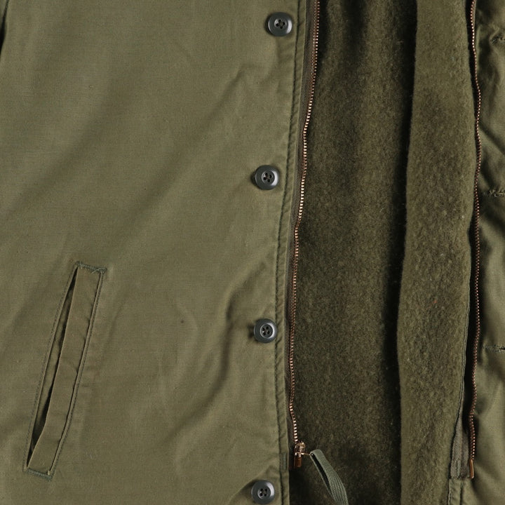 Special Price: Authentic 1970'S US Military A-2 Deck Jacket, Made in USA, Men's Medium (Size 38-40), Vintage unclear Khaki type Vintage Second Hand