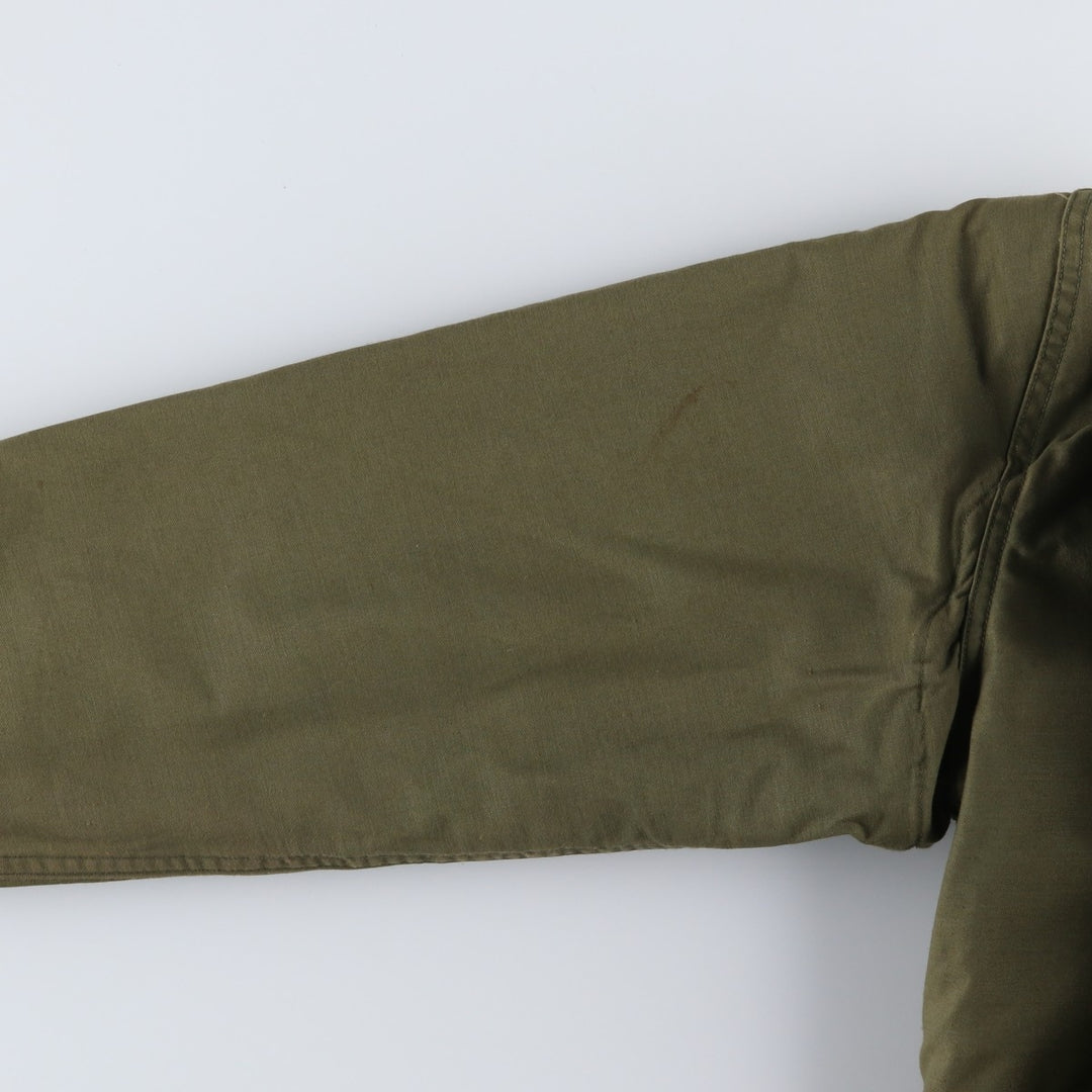 Special Price: Authentic 1970'S US Military A-2 Deck Jacket, Made in USA, Men's Medium (Size 38-40), Vintage unclear Khaki type Vintage Second Hand