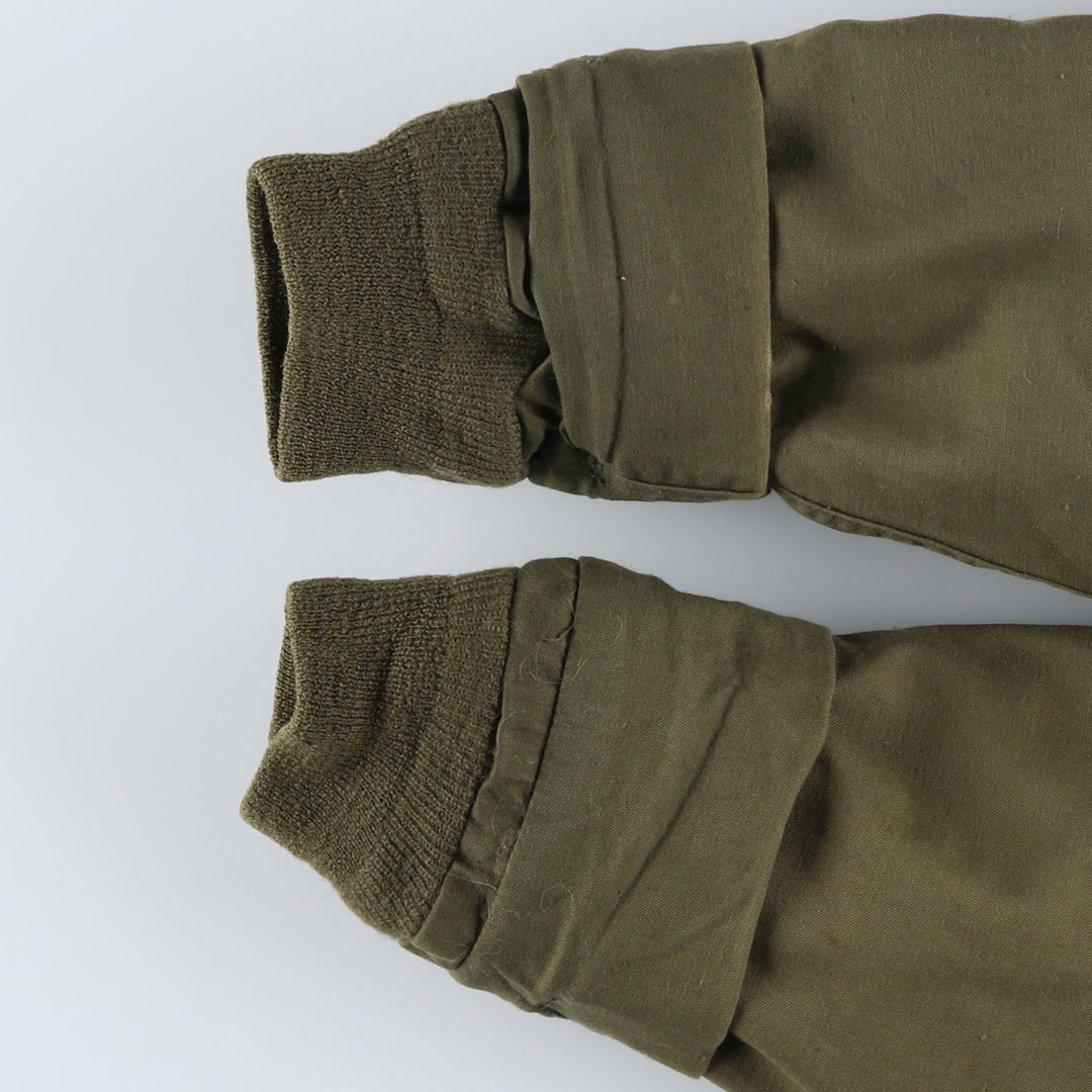 Special Price: Authentic 1970'S US Military A-2 Deck Jacket, Made in USA, Men's Medium (Size 38-40), Vintage unclear Khaki type Vintage Second Hand