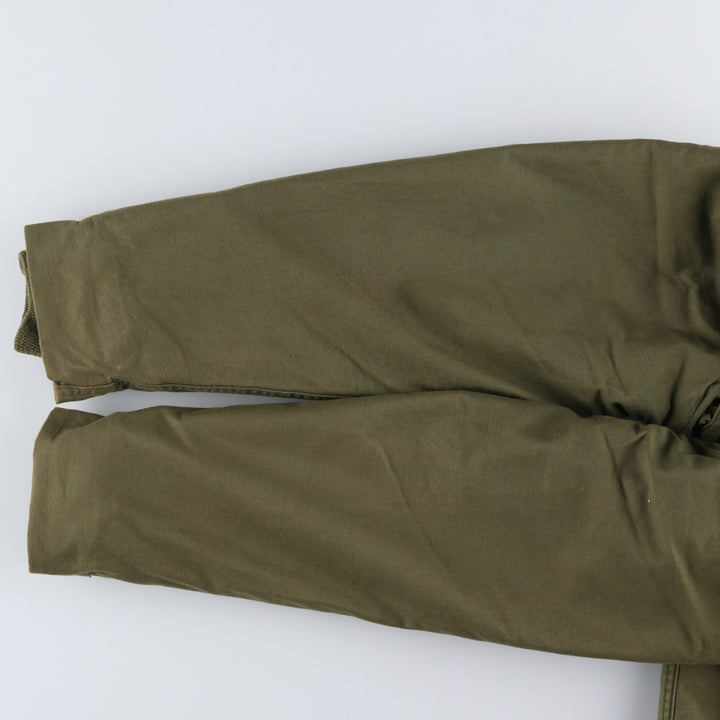 Special Price: Authentic 1970'S US Military A-2 Deck Jacket, Made in USA, Men's Medium (Size 38-40), Vintage unclear Khaki type Vintage Second Hand