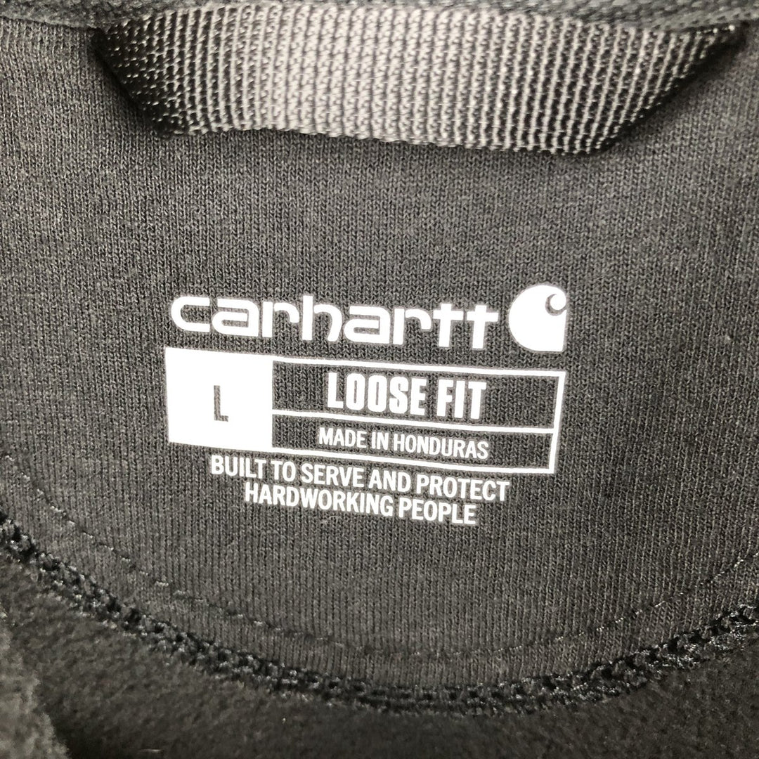 Carhartt Loose Fit Sweat Pullover Hoodie, Men's L size cotton black type Vintage Second Hand
