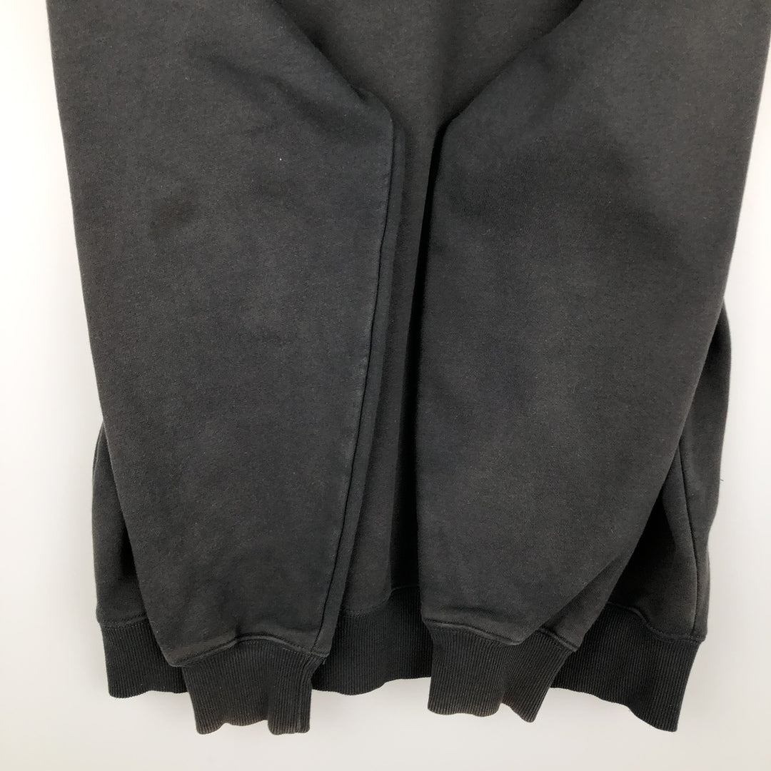 Carhartt Loose Fit Half-Zip Hoodie, Men's Size Medium cotton black type Vintage Second Hand