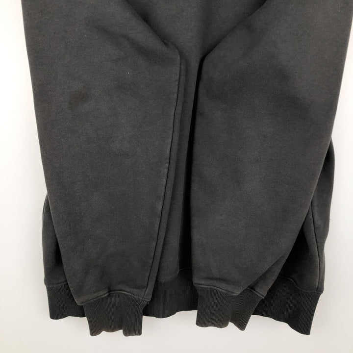 Carhartt Loose Fit Half-Zip Hoodie, Men's Size Medium cotton black type Vintage Second Hand