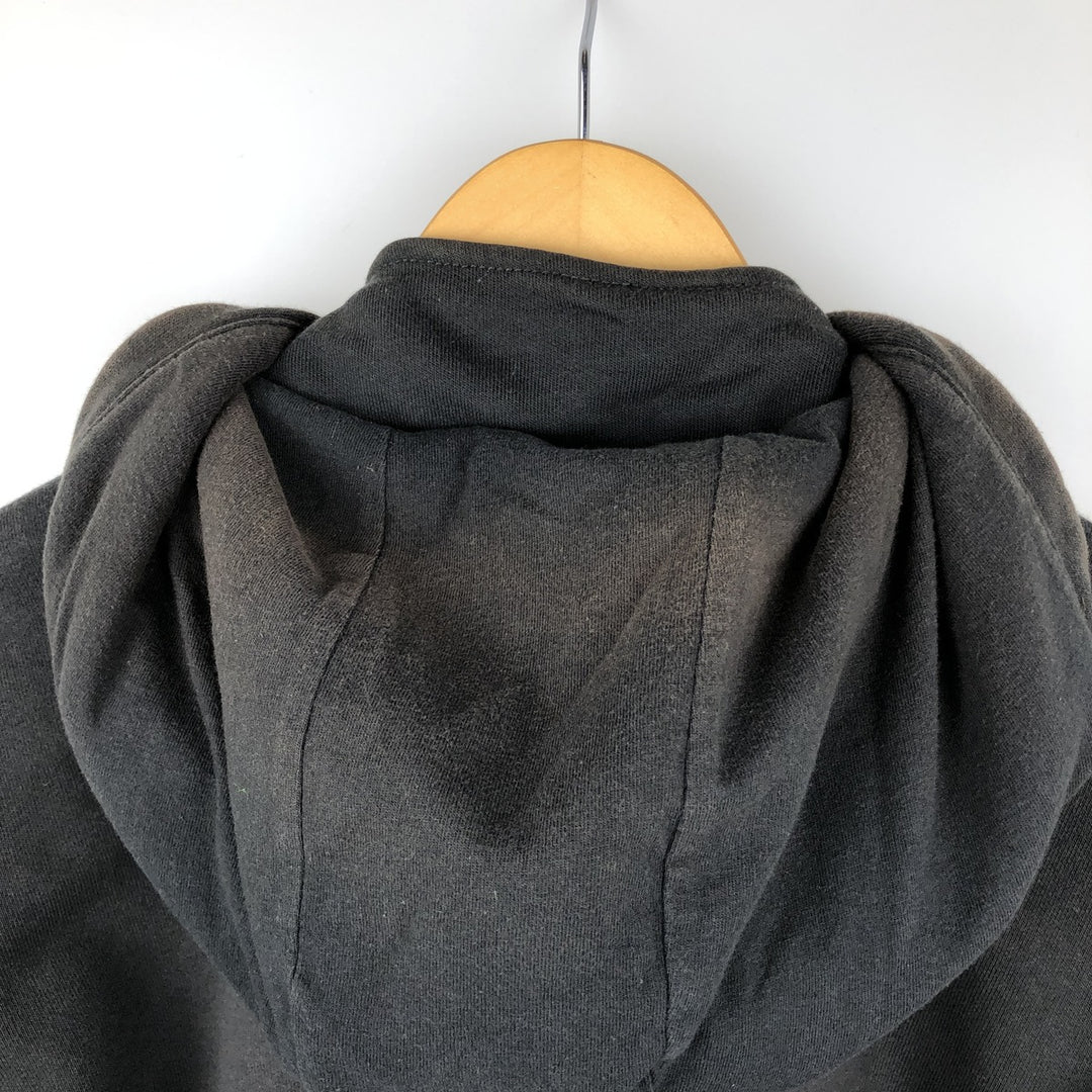 Carhartt Loose Fit Half-Zip Hoodie, Men's Size Medium cotton black type Vintage Second Hand