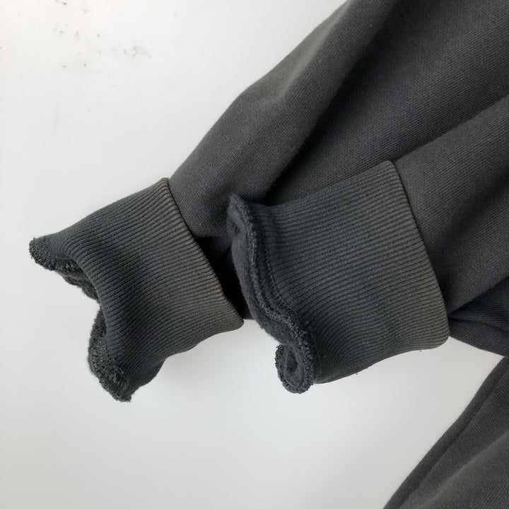 Carhartt Loose Fit Half-Zip Hoodie, Men's Size Medium cotton black type Vintage Second Hand