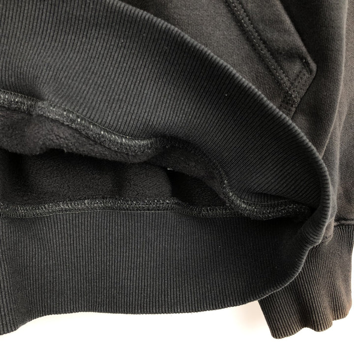 Carhartt Loose Fit Half-Zip Hoodie, Men's Size Medium cotton black type Vintage Second Hand