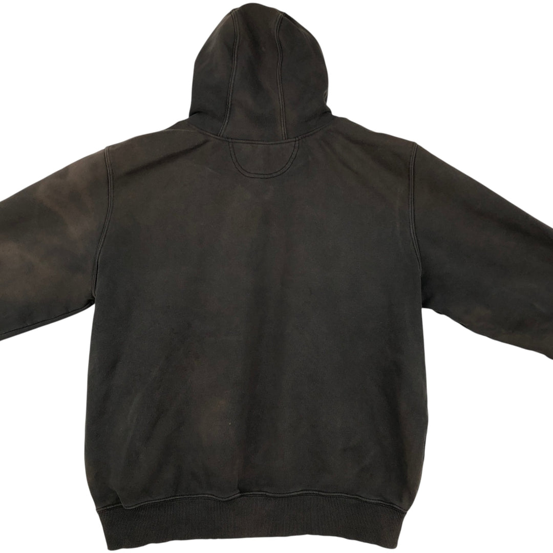 Carhartt ORIGINAL FIT sweatshirt pullover hoodie, men's XL size cotton dark chocolate Vintage Second Hand