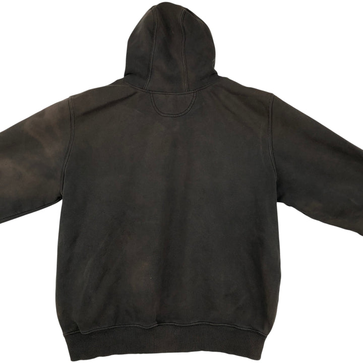 Carhartt ORIGINAL FIT sweatshirt pullover hoodie, men's XL size cotton dark chocolate Vintage Second Hand