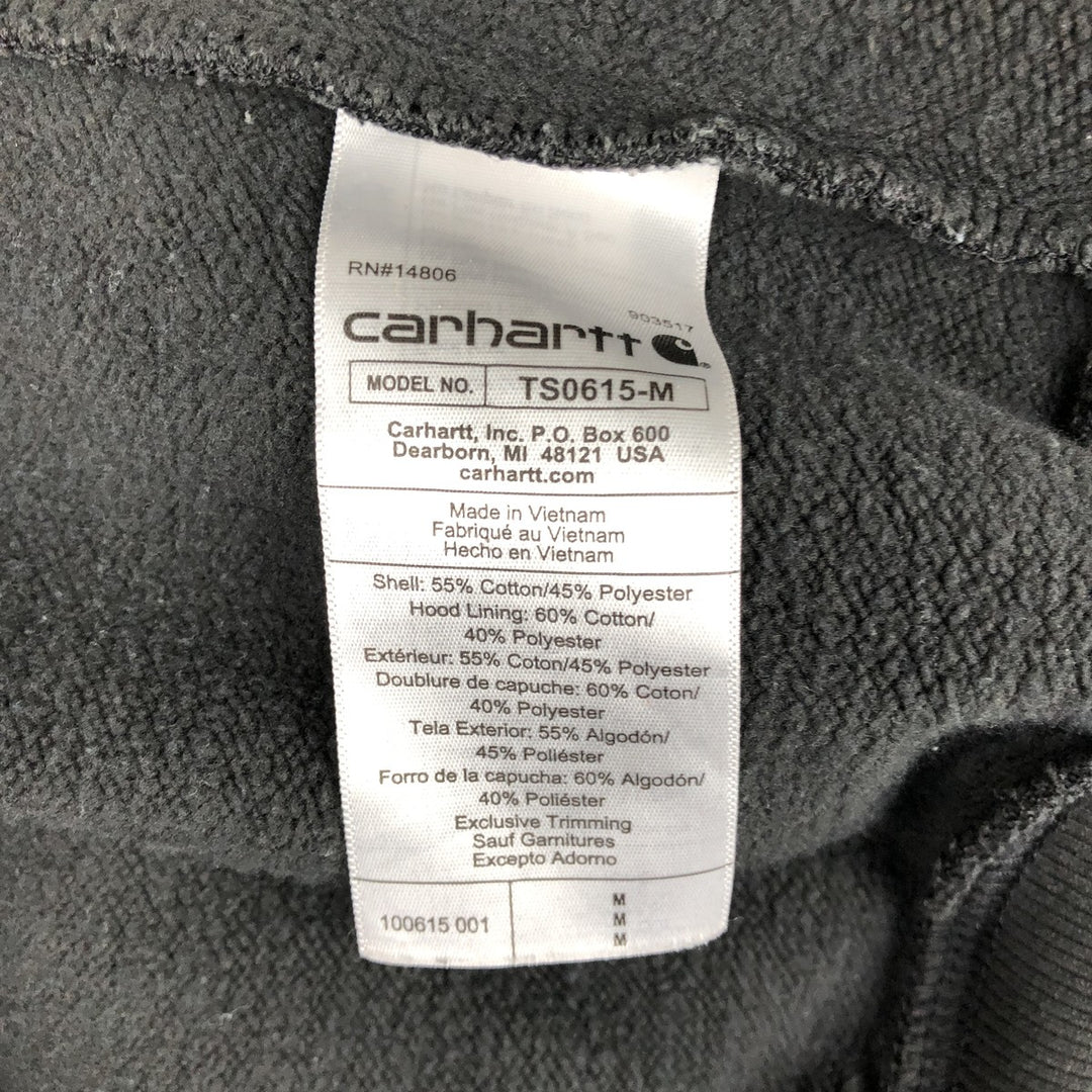 Carhartt Loose Fit Sweat Pullover Hoodie, Men's M Size cotton black type Vintage Second Hand
