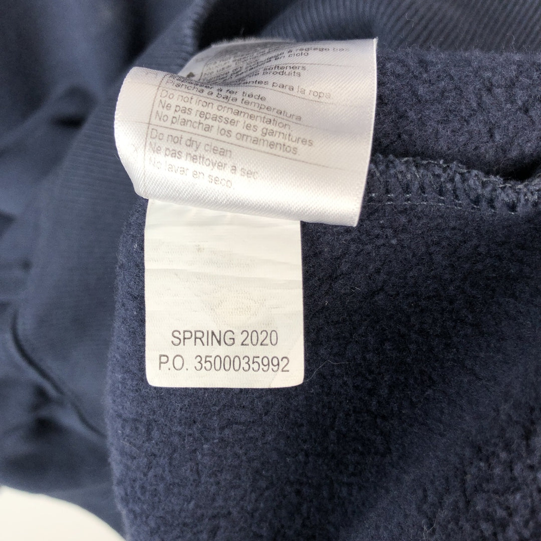 Carhartt ORIGINAL FIT sweatshirt half zip hoodie, men's size M cotton navy blue type Vintage Second Hand