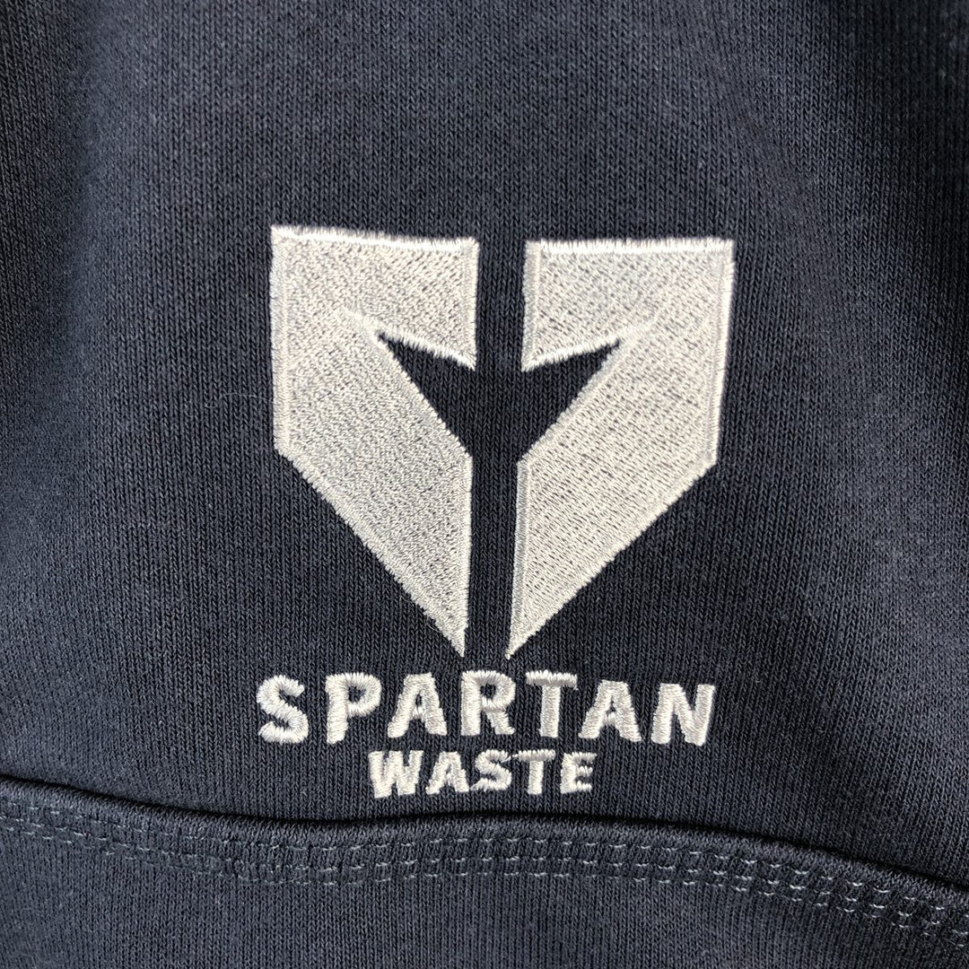 Carhartt ORIGINAL FIT sweatshirt half zip hoodie, men's size M cotton navy blue type Vintage Second Hand