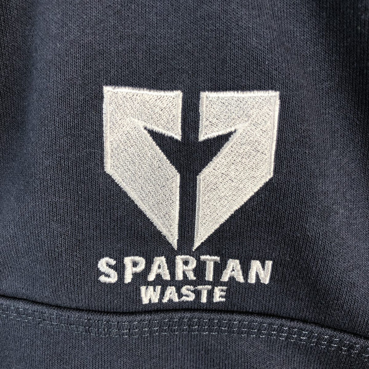 Carhartt ORIGINAL FIT sweatshirt half zip hoodie, men's size M cotton navy blue type Vintage Second Hand