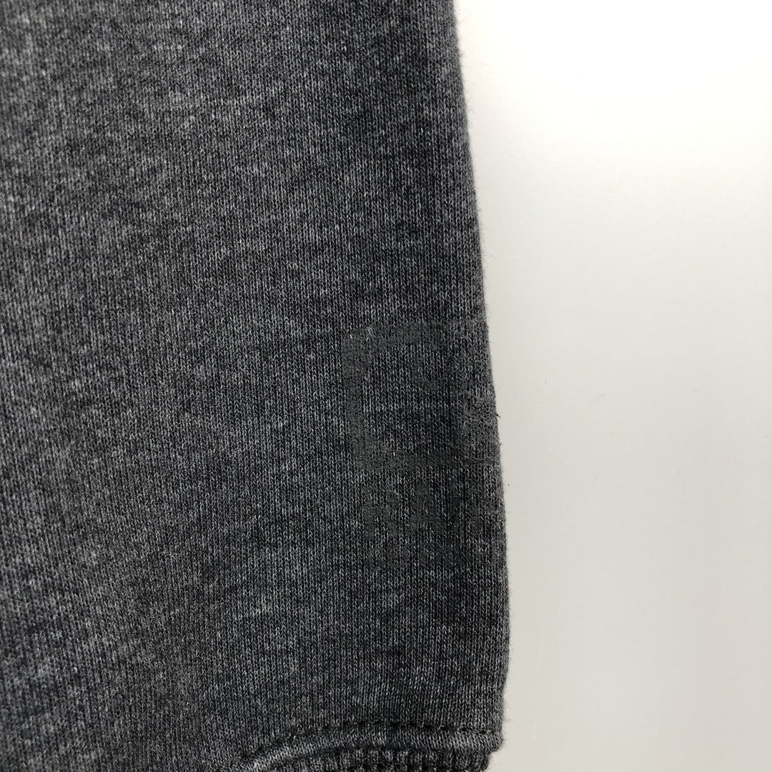 Carhartt ORIGINAL FIT sweatshirt half zip hoodie, men's size L cotton gray type Vintage Second Hand