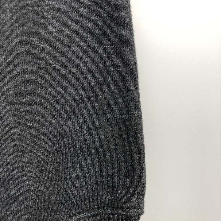 Carhartt ORIGINAL FIT sweatshirt half zip hoodie, men's size L cotton gray type Vintage Second Hand